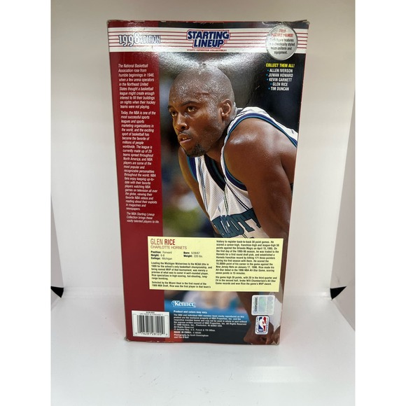 NEW Glen Rice 1998 edition starting lineup Figure - Picture 1 of 6
